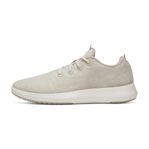 Women's Wool Runner Mizzle - Stony Cream (Natural White Sole)