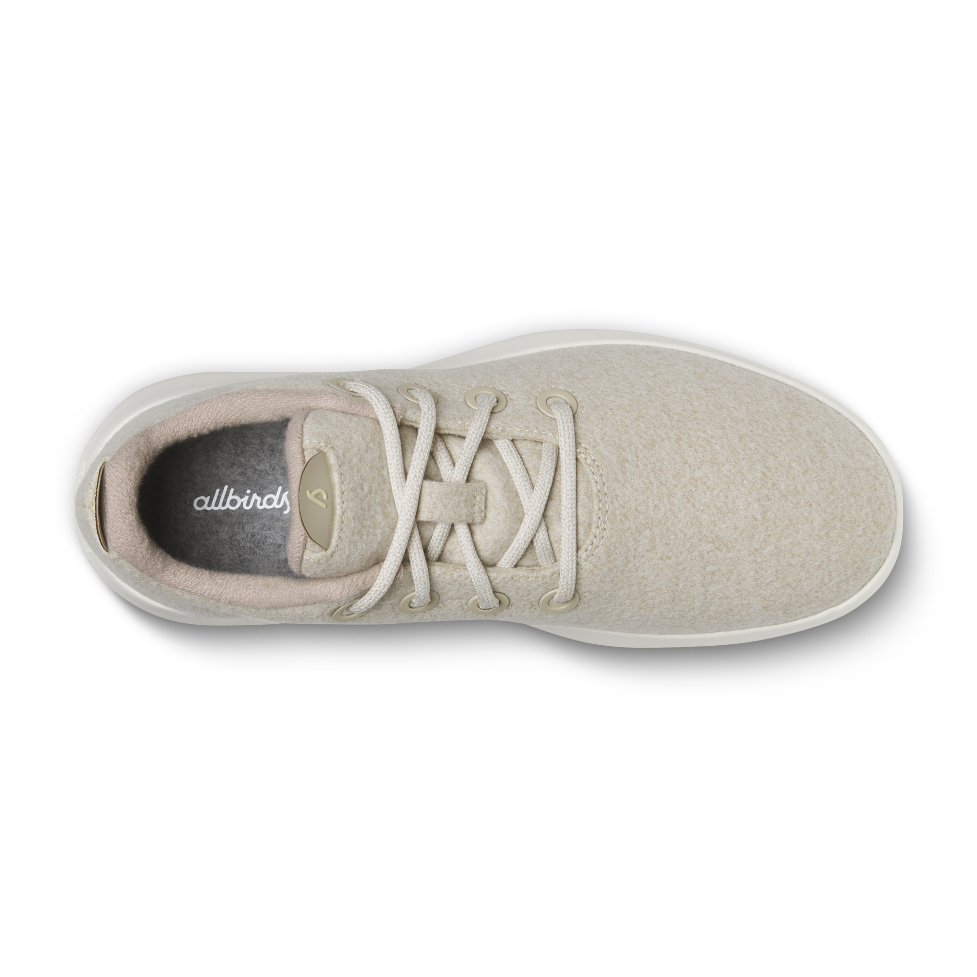Men's Wool Runner Mizzle - Stony Cream (Natural White Sole) - Image 3