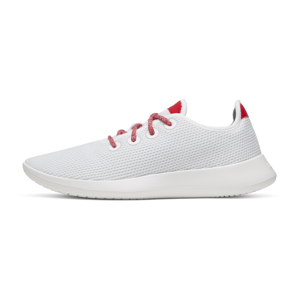 Women's Tree Runner - Blizzard/Bold Red (Blizzard Sole)