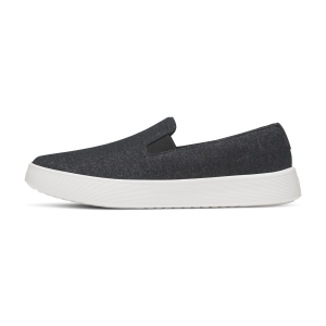 Men's Wool Cruiser Slip On - Natural Black (Blizzard Sole)