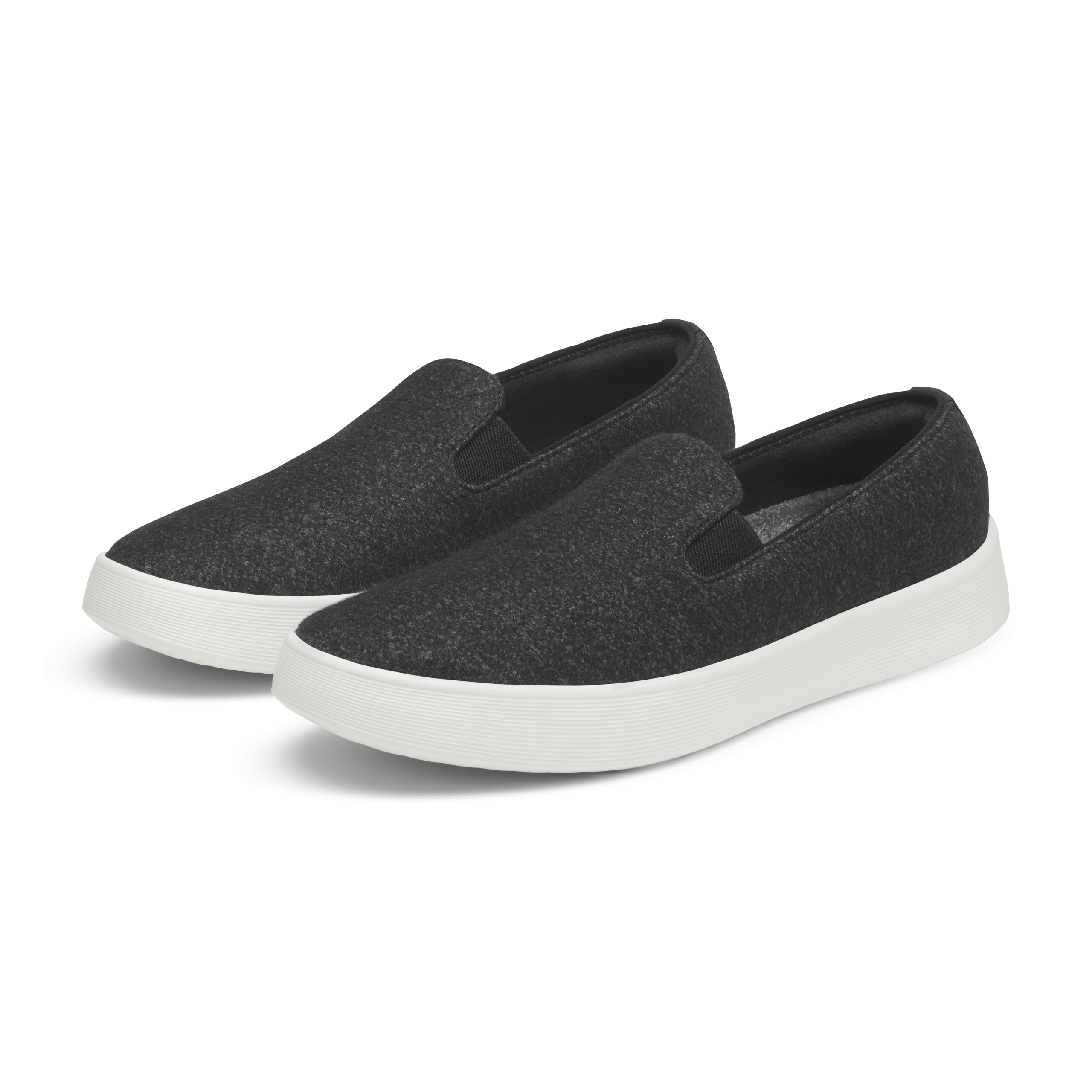 Men's Wool Cruiser Slip On - Natural Black (Blizzard Sole) - Image 5