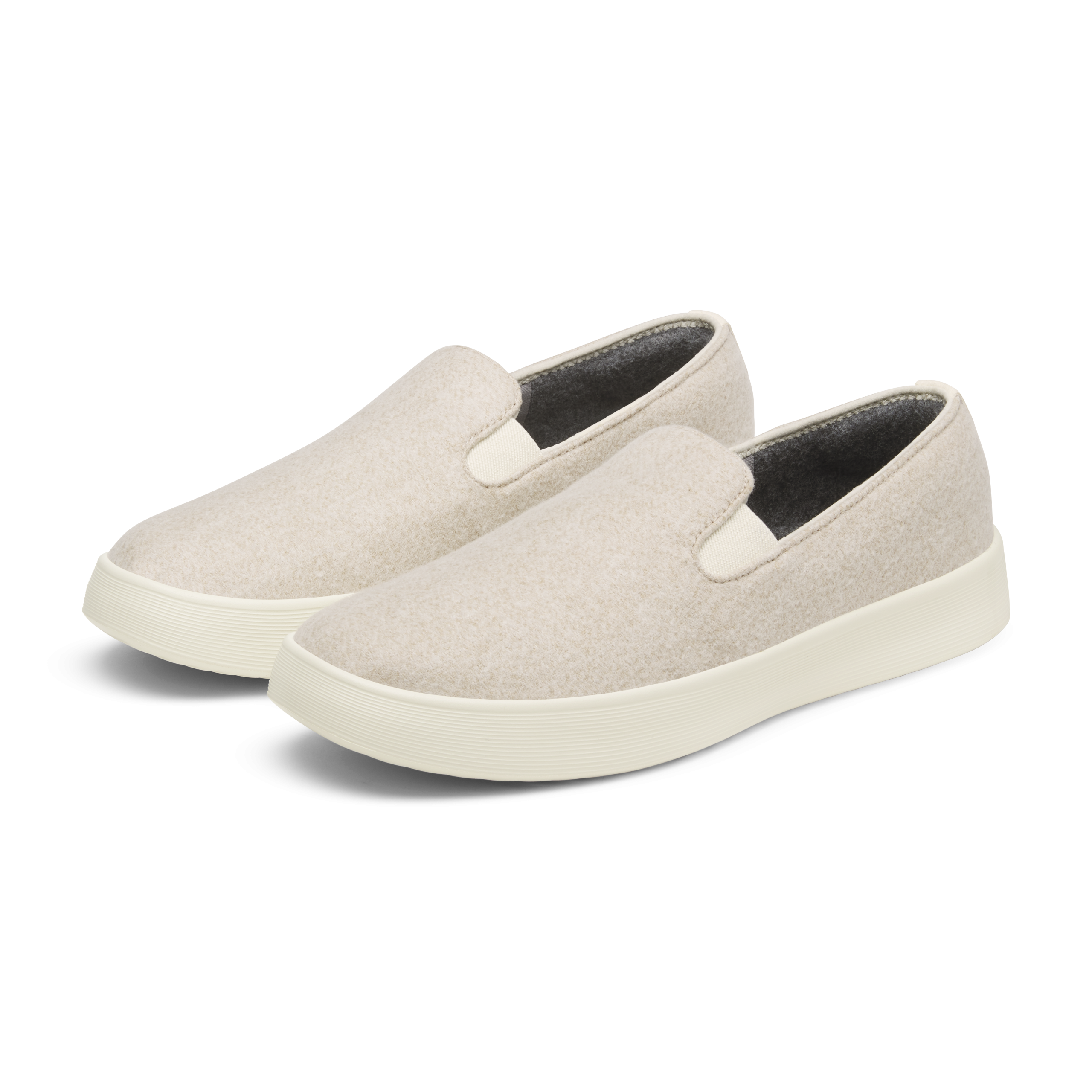 Men's Wool Cruiser Slip On - Rugged Beige (Stony Cream Sole) - Image 5